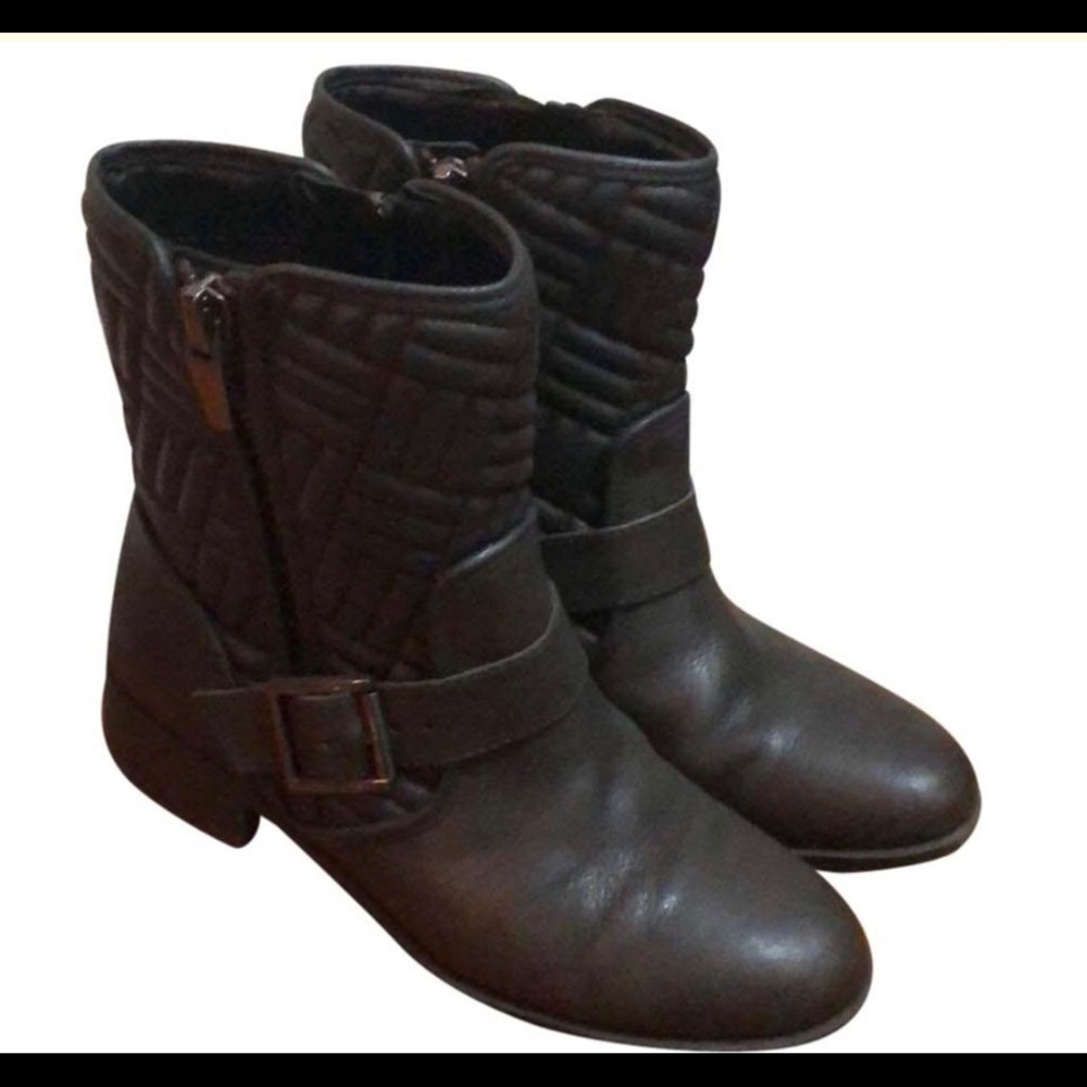 Calvin Klien quilted booties size 7